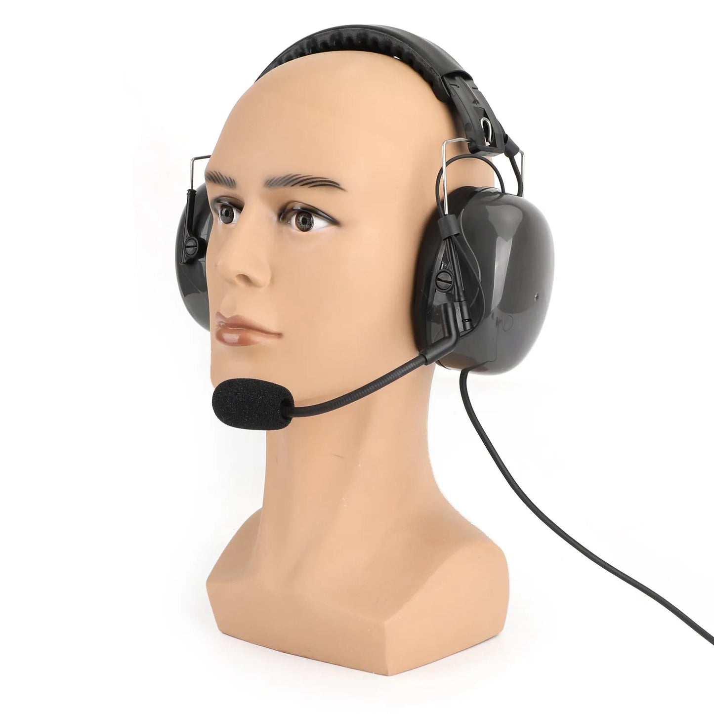 Noise Cancelling Overhead Headset Fit for Kenwood