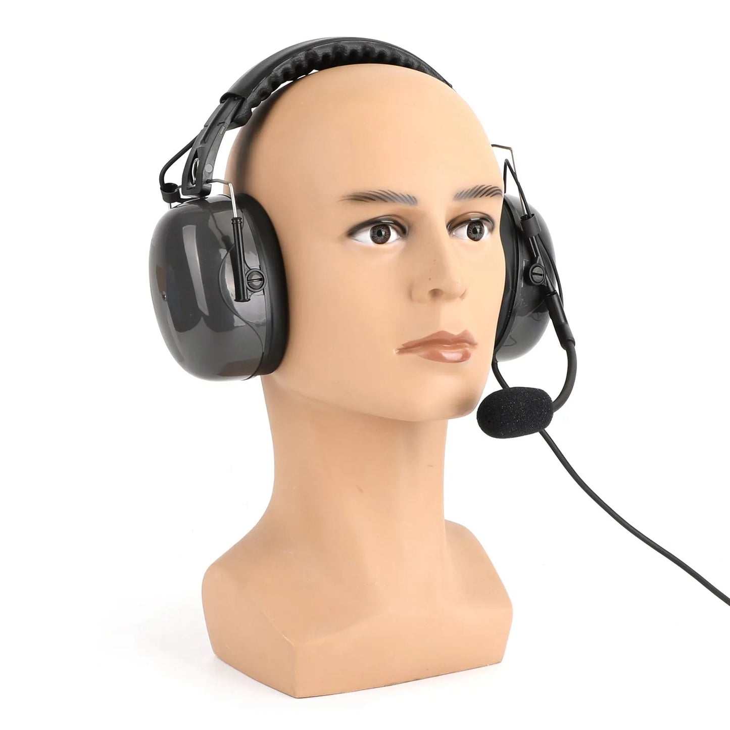 Noise Cancelling Overhead Headset Fit for Kenwood