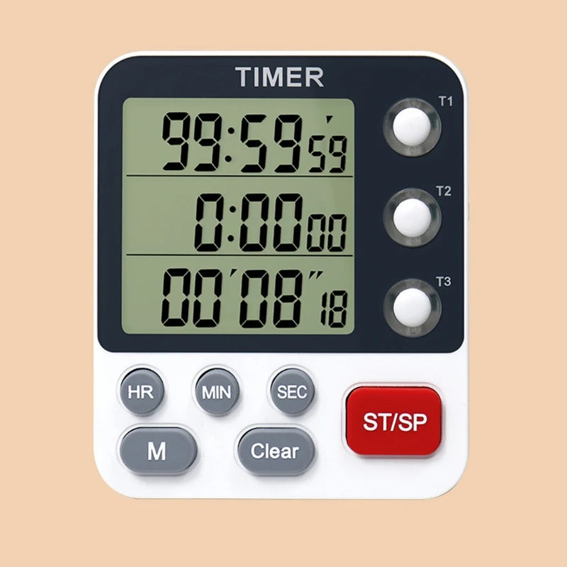 Digital Timer 3 Channels Count UP/Down Timer
