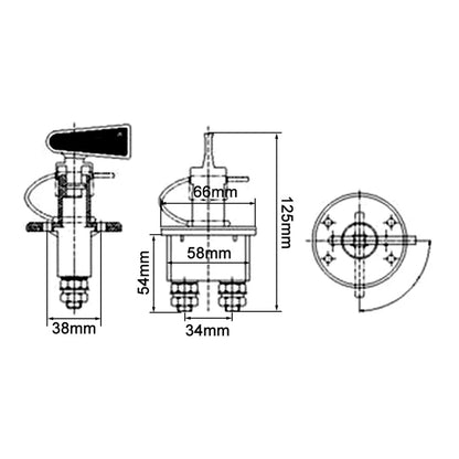 Kill Switch 12-24v 400A